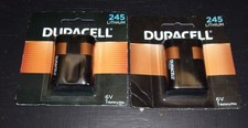Duracell Lithium 245 6 V 1.4 Ah Digital Camera Non-Rechargeable Battery 2 packs