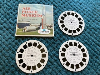 Viewmaster Air Force Museum 3 x Reel Set