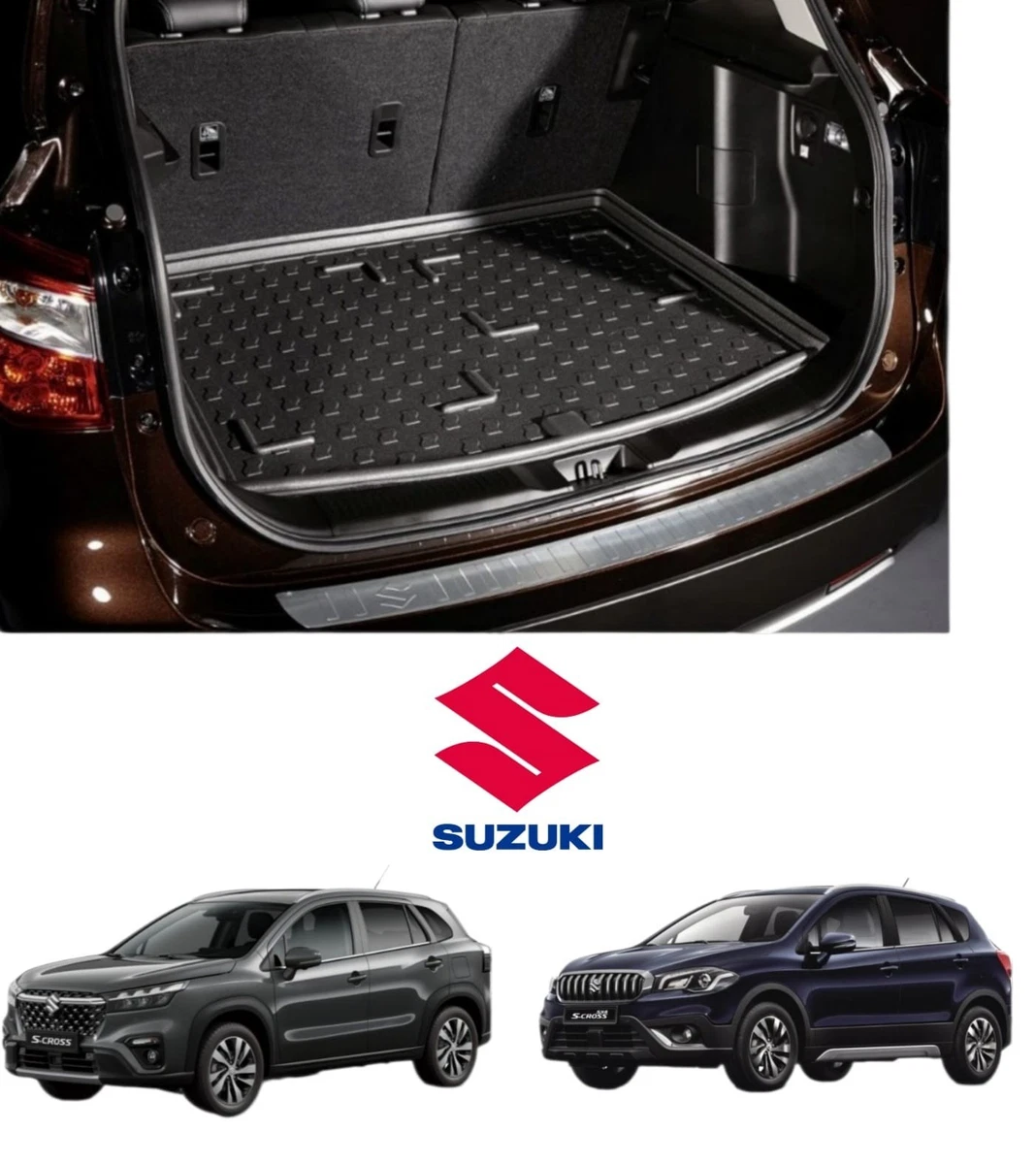 Coprivolante Auto Antiscivolo Per Suzuki SX4 S-Cross 2021-2024 – Traspirante E Durevole, Colore Nero