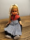 Vintage 1960s-70s Dutch Girl Doll Blonde Braids Bonnet Excellent Condition — photo 2