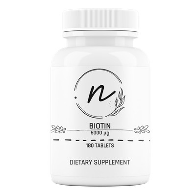 NaturePRO Biotin 5000 mcg 180 tablets