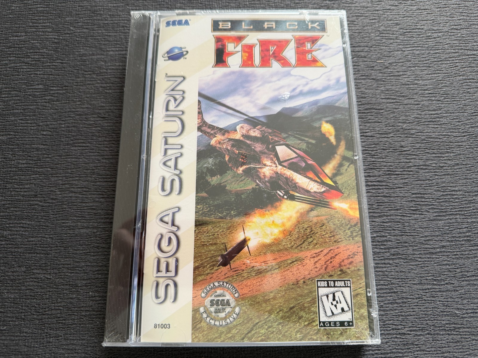 SEGA Saturn Black Fire US NEUF sous blister!