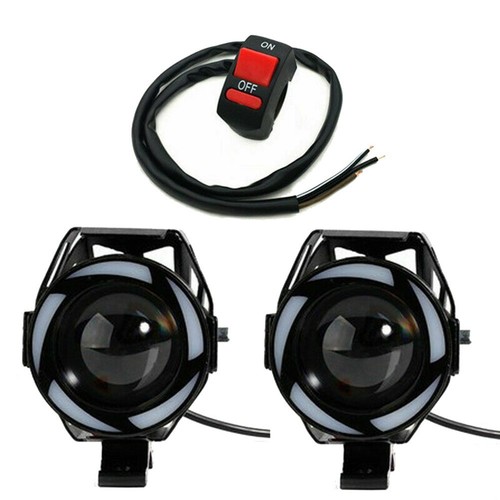 Motorcycle Headlight Set with Switch and Two Lights for Complete Setup - Picture 6 of 11