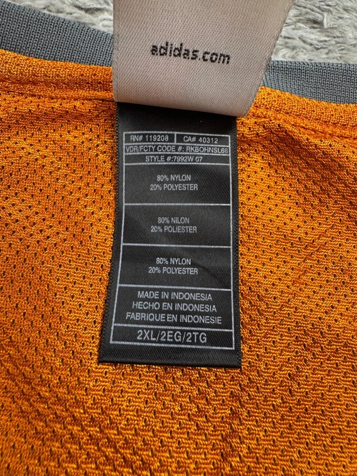 Camiseta Phoenix Suns Mujer 2XL Adidas Naranja Blanco Práctica NBA 4 Her Steve Nash Foto 4 de 4