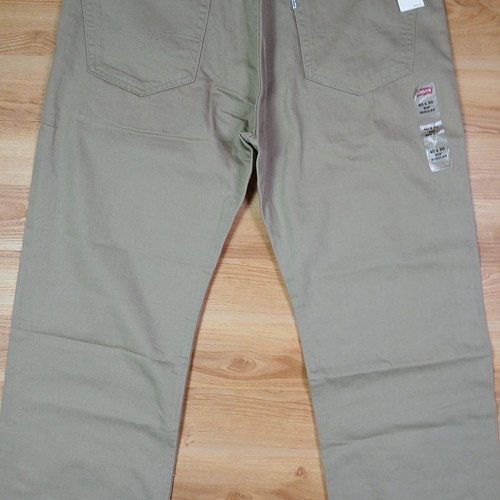 Levi's 505 Jeans Größe 40 x 30 hellbraun beige gerades Bein normale Passform weißes Etikett - Bild 6 von 16
