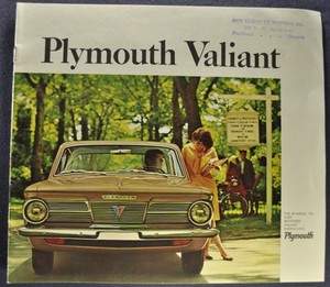 1965 Plymouth Valiant Brochure Signet Hardtop Sedan Convertible Wagon Original