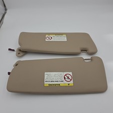 01-05 BMW 325i E46 Sun Visor Pair Left Driver...