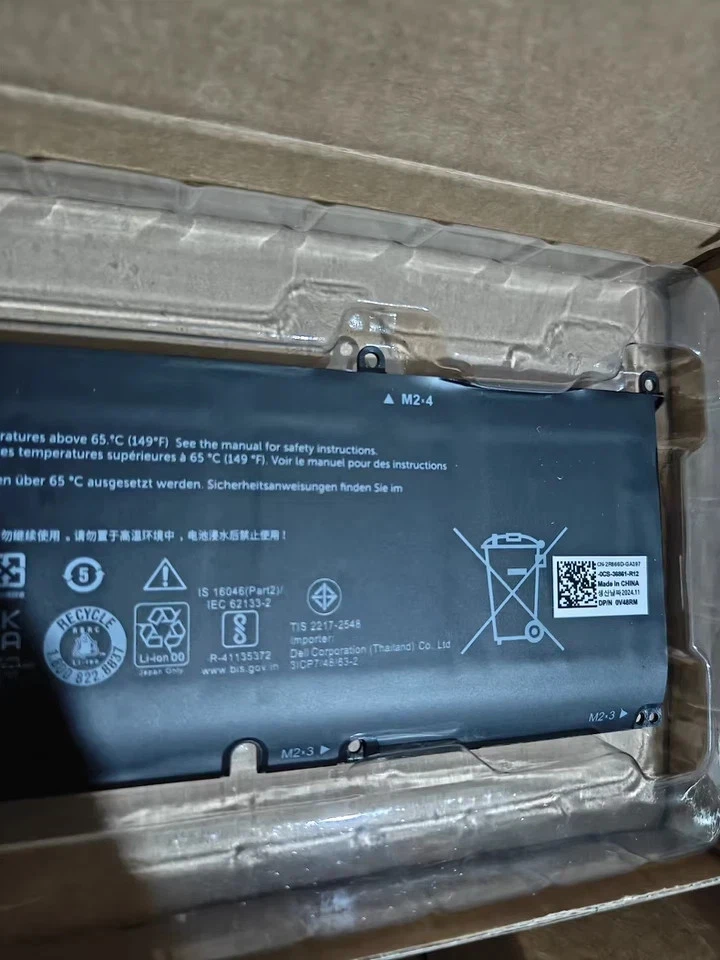 Подлинный оригинальный производитель 69Kf2 86 Вт 11,4 В аккумулятор для Dell G15 5510 5511 5520 серии 70N2F - Изображение 4 из 4