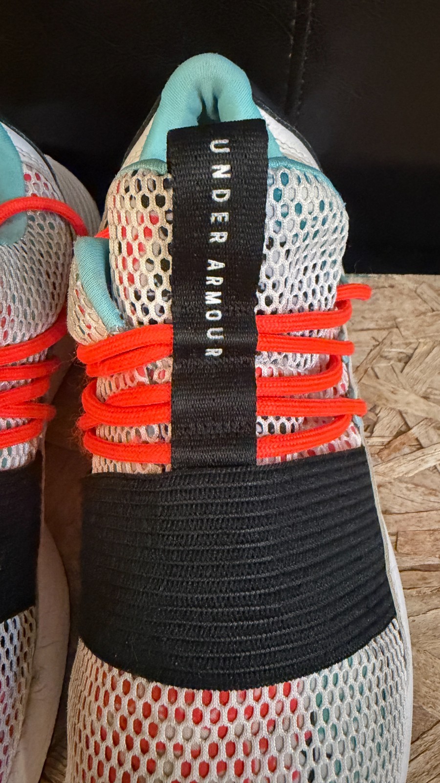 Under Armour Charged Breathe Lace Sneakers-Women's 8-White/Black Mesh-3019973 thumbnail 8