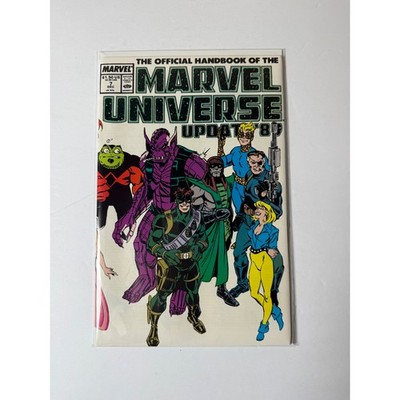 Marvel Comics Official Handbook of the Marvel Universe Update 89 Issue 7 1989
