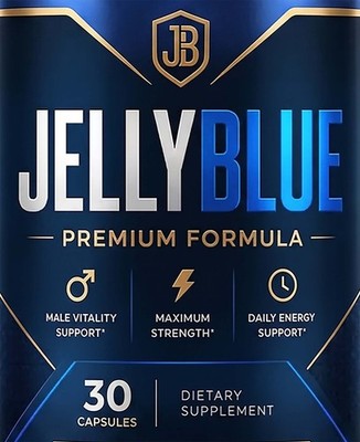 Jelly Blue Premium Formula Mens Health Support Dietary Supplement 30 Capsules