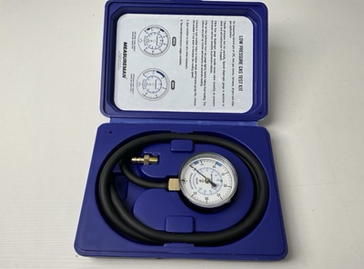 #ad MEASUREMAN MA048 Low Pressure Gas Test Kit Analog Gauge 0 35 in. W.C. w Hose $39.00