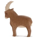 Ostheimer Standing Ibex Wooden Figure, Handmade, Ages 3+