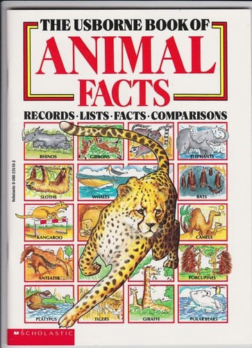 The Usborne Book of Animal Facts by Ian Jackson,Anita Ganeri, Good Book