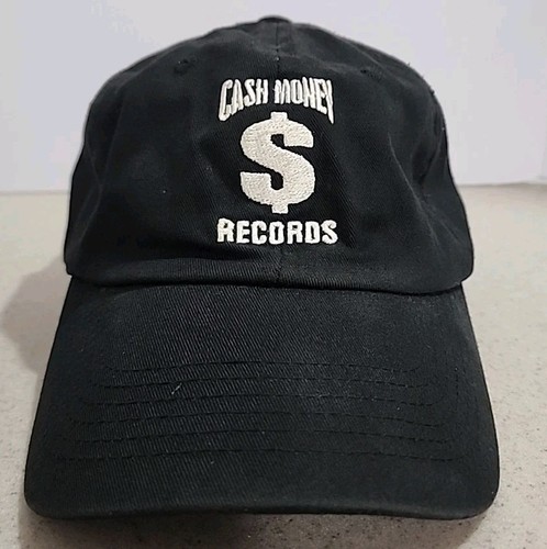 Cash Money Records Black Strapback Adjustable Hat HIP HOP Y2K | eBay