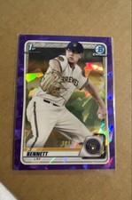2020 Bowman Chrome Sapphire Edition - Nick Bennett #BCP-140 Purple 20/20 (RC)