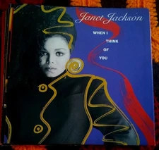 Janet Jackson, When I Think of You ~ 1986 A&M 7" picture sleeve only