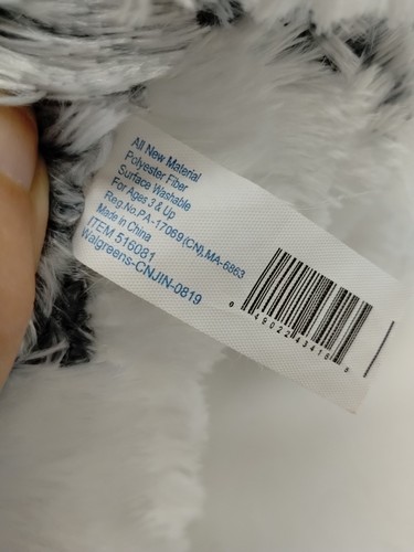 Walgreens Husky Wolf Dog Plush Purple Bandana 13 Inch 2019 Stuffed Animal Toy  - Picture 4 of 8