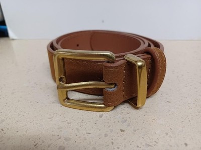 WOMEN WESTERN BROWN SUEDE GENUINE LEATHER BELT size Medium  display picture 2