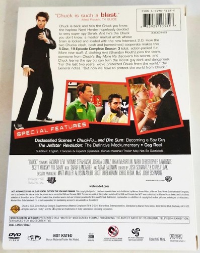 Chuck - The Complete TV Series - 23-Disc Boxed Seasons 1-5 - Action and Comedy! - Picture 17 of 19