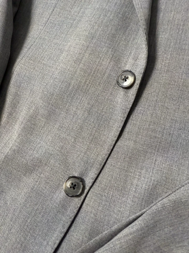 Made in USA - 42S (36 W) Jos. A. Bank Reserve Light Grey - Italian Fabric - Image 2 of 4