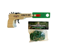 NEW Magnum Colt 22 Rubber Band Gun + Ammo * Made in USA