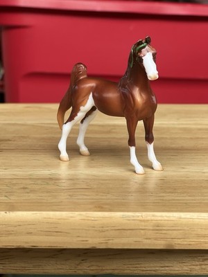 Breyer Mini Horse Figure - Reddish Brown and White -SEE DESCRIPTION FOR SHIPPING