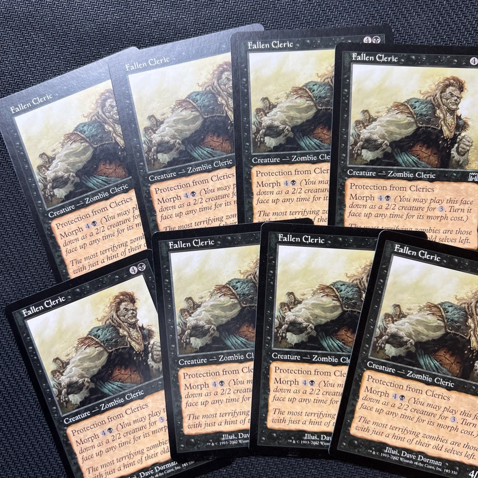 Fallen Cleric Onslaught Magic The Gathering Mtg Playset Black Card 8 - Image 3 of 4