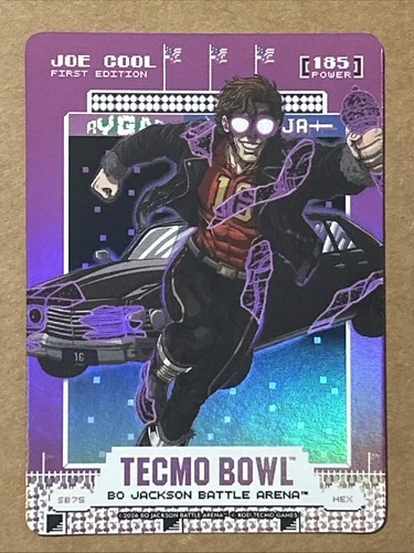 2026 Bo Jackson Battle Arena Tecmo Bowl Joe Cool Scoreboard Hex Joe Montana