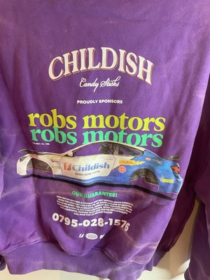 TGF Childish RC Car Limited Edition Oversize Hoodie Size XXS 