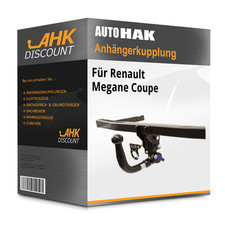 Für Renault Megane Coupe 11.2008-09.2012 AUTO HAK Anhängerkupplung abnehmbar NEU