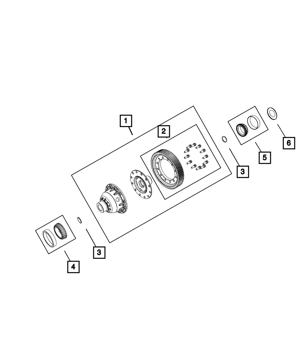 Cojinetes de transmisión delantera para Fiat 500L 2012-2019 (N/P 68194374AA)