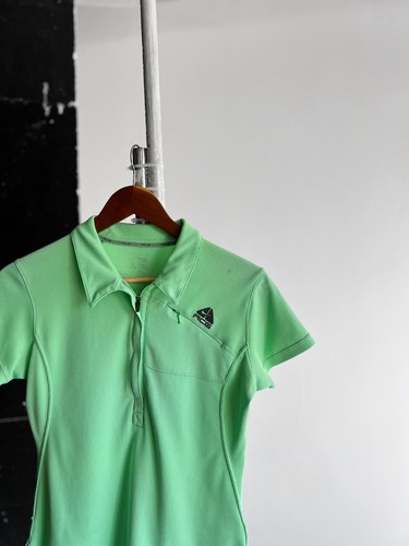Nike ACG Women’s Short Sleeve Polo Shirt Zipper Logo Size - S/M - Picture 2 of 7