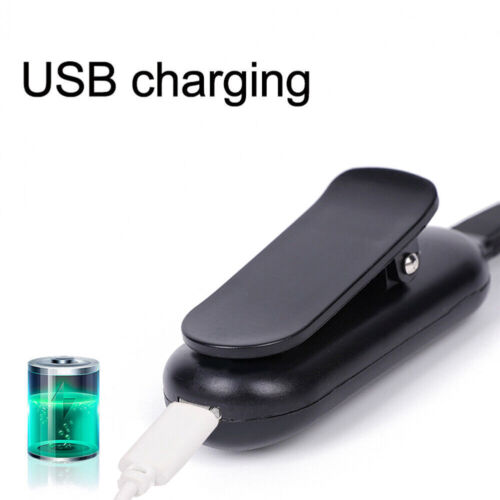 Mini LED Book Night 3 Light Brightness Clip-On Reading Lamp USB Rechargeable AU - Picture 9 of 22