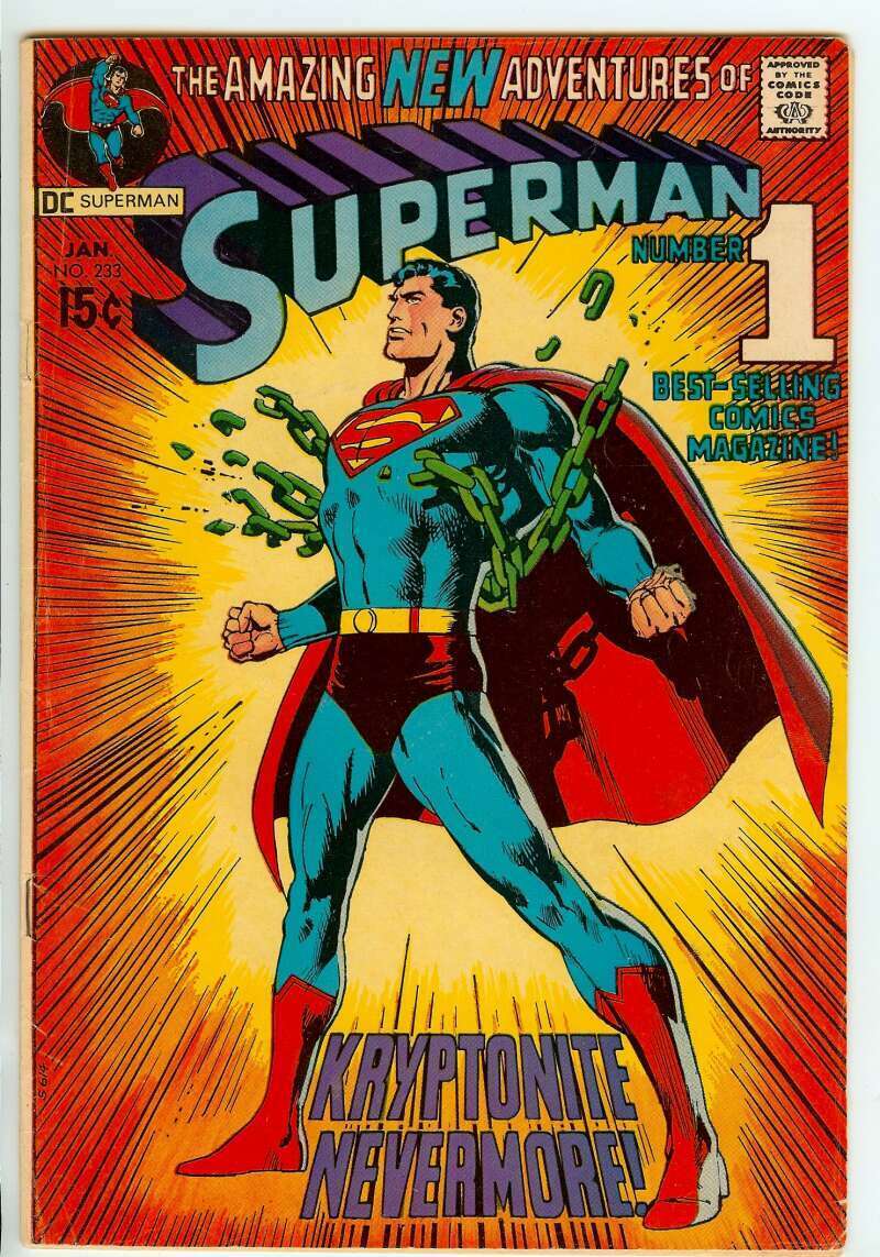 SUPERMAN #233 5.0 // CLASSIC NEAL ADAMS COVER ART Krajowa edycja limitowana