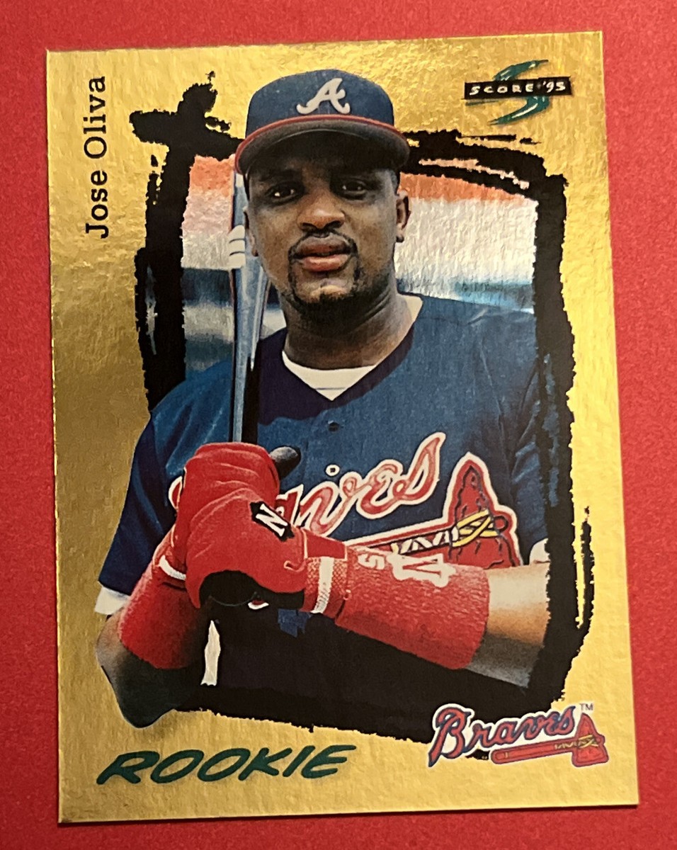 野茂英雄　95ROOKIE OF THE YEAR 1995 Score Gold Rush #295 Jose Oliva RC Atlanta Braves Insert