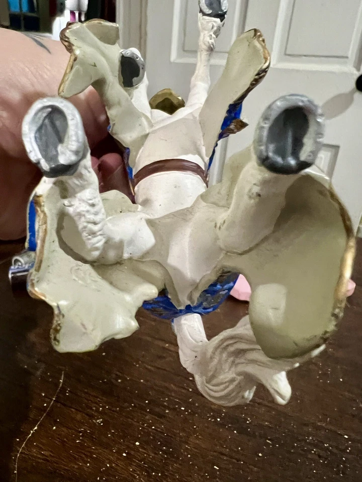 Papo Caballeros Medievales Azul Príncipe Phillips Caballo Figura Figura Juguete Vestido Completo Foto 3 de 4