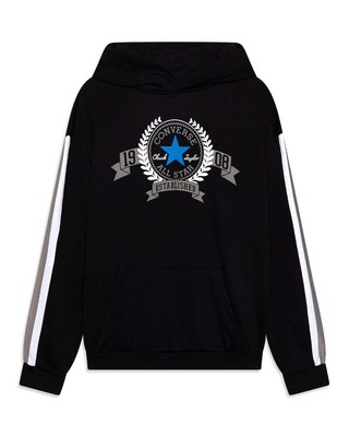 Felpa Junior Rec Club FT Sleeve Stripes Converse