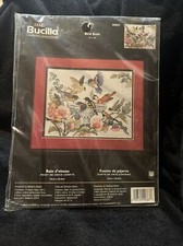 Bucilla Counted Cross Stitch 13x10 "Bird Bath" 40863