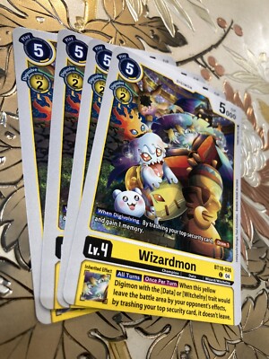 Digimon Card Game Playset Wizardmon BT18-036 Special Booster 2.0