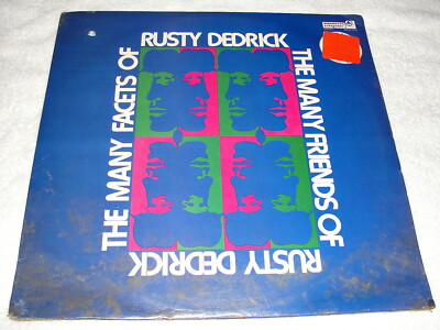 Rusty Dedrick ''The Many Facets of...'' 1970's Jazz LP, SEALED!, Water Exposure