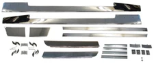 1967 GTO DELUXE ROCKER PANEL MOLDING KIT, SECOND DESIGN