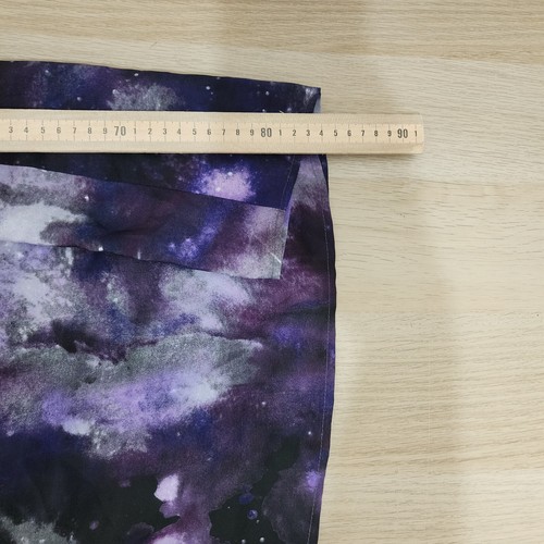 Jeanswest Dress Womens 12 Purple Black Galaxy Sheath - Picture 8 of 9