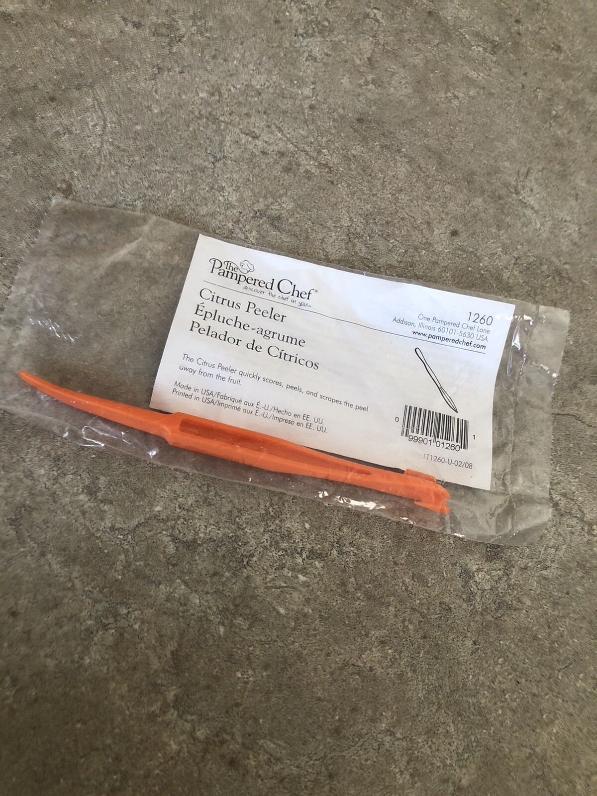 Pampered Chef Citrus Peeler New In Package Model 1260  
