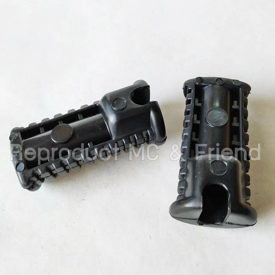 Reposapiés delantero de goma para Yamaha RX100 RX125 MG1T MJ2 YGS1 Y80 MF2 MF3 V50 V75 Foto 2 de 4