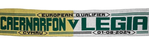 Sciarpa/memorabilia partita europea Caernarfon Town FC v Legia Varsavia Home & Away - Foto 11 di 13