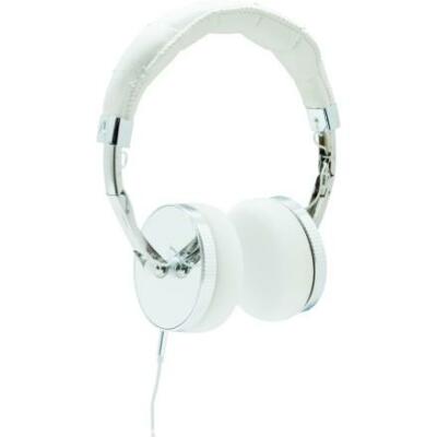 New Nixon Nomadic Mic DJ Headphones - White - Foldable w