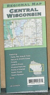 2013 GM Johnson Regional Map of Central Wisconsin