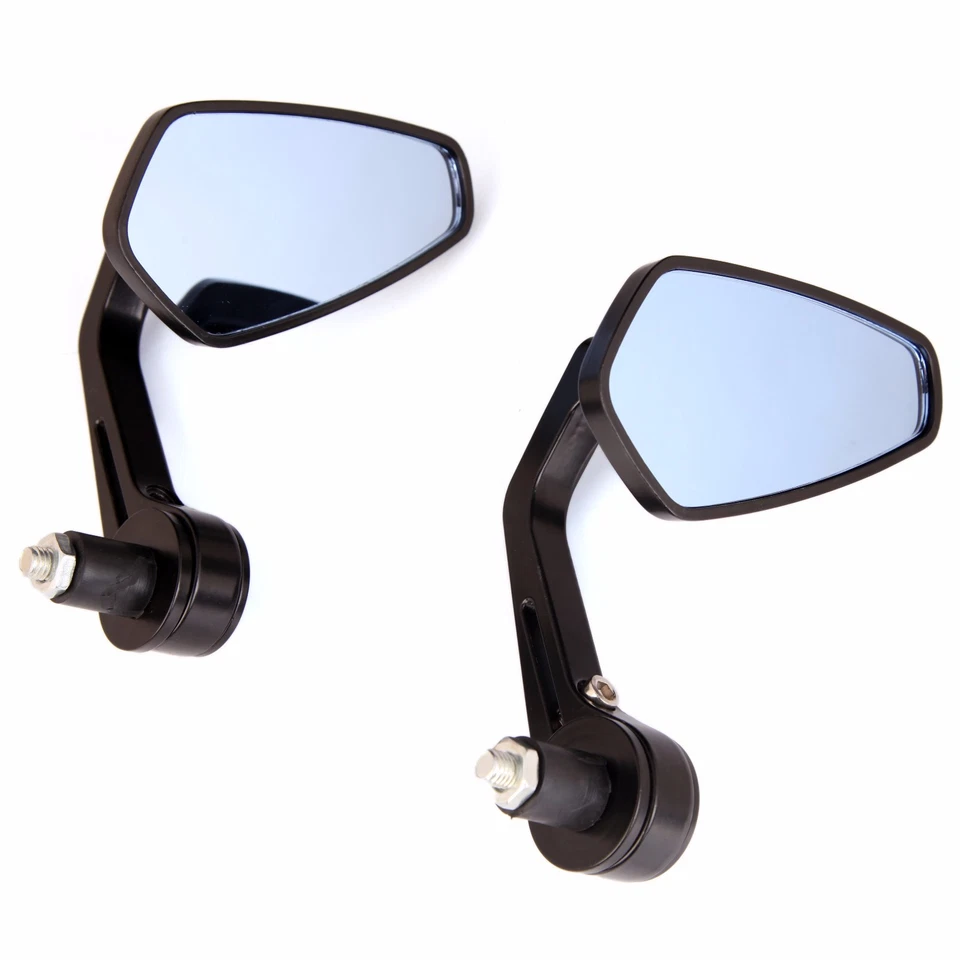 7/8" Motorcycle Bar End Mirrors Black For Yamaha FZ07 FZ09 MT07 MT09 MT03 MT10 — 第 2/4 张图片