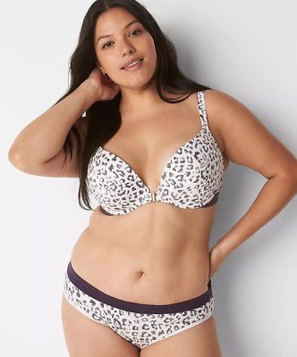 Lane Bryant CACIQUE Cotton Hipster Wide Waist Panties LEOPARD Plus 22/24 3X